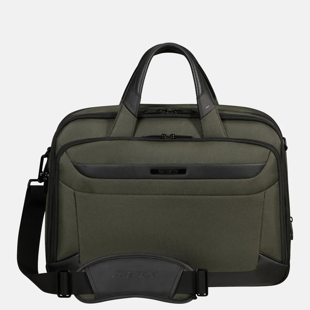 Samsonite Pro Dlx 6 laptoptas 15.6 inch green 018321 Groen